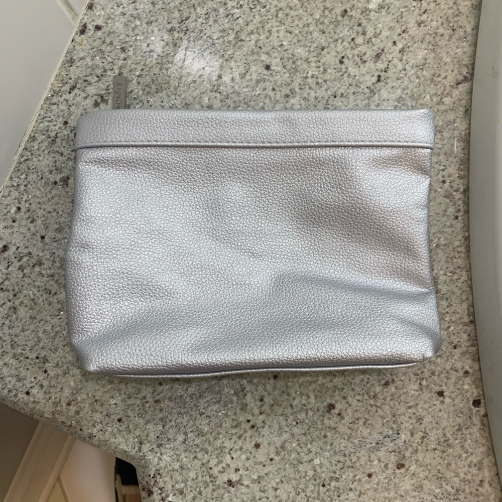 La prairie Silver Makeup Bag